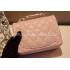 Quality Chanel Mini Pink  Flap Handbag Snakeskin