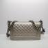 Chanel Boy Chanel bags 30172 Silver Lambskin 2way