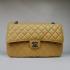 Chanel  Flap bags 1113 Yellow Lambskin Ladies Bags