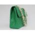 Chanel  Flap bags 1114 Green Lambskin Ladies Bag Replica