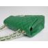 Chanel  Flap bags 1114 Green Lambskin Ladies Bag Replica