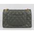 Chanel 37587 Grey Cow Leather Cross Body Bag