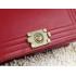 Chanel Boy Chanel bags 66714 Red Lambskin Medium Bags