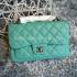 Chanel Calfskin Handbag  Green