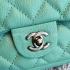 Chanel Calfskin Handbag  Green