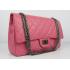 Chanel 48102 Pink Lambskin Medium Bags