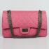 Chanel 48102 Pink Lambskin Medium Bags