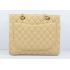 Cheap Chanel Shopping bags 50995 Beige Lambskin Medium Bags