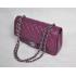 Chanel  Flap bags 1112 Purple Cow Leather Ladies Handbags