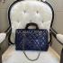 Replica Chanel Calfskin Handbag Shoulder Strap Detachable Blue Shoulder Bag