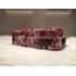 Chanel Snakeskin  Flap Handbag Rhinestone Buckle Red