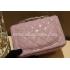 Chanel Calfskin Handbag  Flap Mini Pink