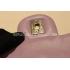 Chanel Calfskin Handbag  Flap Mini Pink