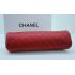 Chanel Clutches 35487 Red Cow Leather Small Bag