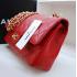 Cheap Chanel A1112 Red Lambskin 2way