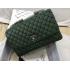 Chanel Green Handbag Reissue 2.55 Calfskin