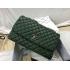 Chanel Green Handbag Reissue 2.55 Calfskin