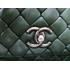 Chanel Green Handbag Reissue 2.55 Calfskin