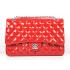 Chanel 1113 Red Enamel Ladies Handbag