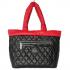 Chanel Coco bags 47108 Black Lambskin Ladies