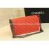 Cheap Chanel Calfskin  Flap Lattice Stripe Orange Handbag