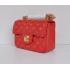 Chanel  Flap bags 1115 Red Small Ladies