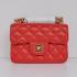 Chanel  Flap bags 1115 Red Small Ladies