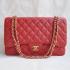 Chanel  Flap bags 28601 Red Cow Leather HandBags Replica