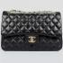 Chanel 01112 Black Lambskin Ladies Bag