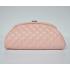 Chanel Clutches 32342 Pink Cow Leather Small Bag HM03368