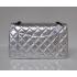 Chanel 2.55 Reissue Flap 28668 Silver Lambskin Medium HM03516