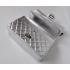 Chanel 2.55 Reissue Flap 28668 Silver Lambskin Medium HM03516