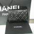 Chanel Wallet 26722 Black Card Bags Unisex Replica