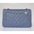 Chanel  Flap bags 47600 Blue Cow Leather Medium Bag