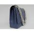 Chanel  Flap bags 1116 Blue Lambskin Medium