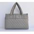 Cheap Chanel Coco bags 48620 Grey Lambskin Large Handbag