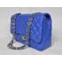 Cheap Chanel  Flap bags 28600 Blue Medium Ladies Bag