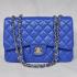 Cheap Chanel  Flap bags 28600 Blue Medium Ladies Bag