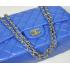 Cheap Chanel  Flap bags 28600 Blue Medium Ladies Bag