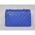 Cheap Chanel  Flap bags 28600 Blue Medium Ladies Bag