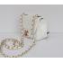 Chanel  Flap bags 51725 White Lambskin Ladies Bag