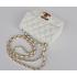 Chanel  Flap bags 51725 White Lambskin Ladies Bag