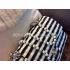 Chanel Handbag Shoulder Bag Stripe And Pearl Chain White Lambskin