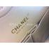 Chanel Handbag Shoulder Bag Stripe And Pearl Chain White Lambskin