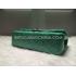 Chanel  Flap Rhinestone Buckle Green Handbag Patent Leather