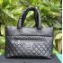 Chanel Coco Bags 48611 Black Lambskin Large Bags HM04063