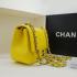 Chanel 36077 Yellow Lambskin 2way