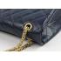 Chanel 48102 Blue Lambskin Medium HM04244