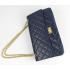 Chanel 48102 Blue Lambskin Medium HM04244