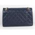 Chanel 48102 Blue Lambskin Medium HM04244